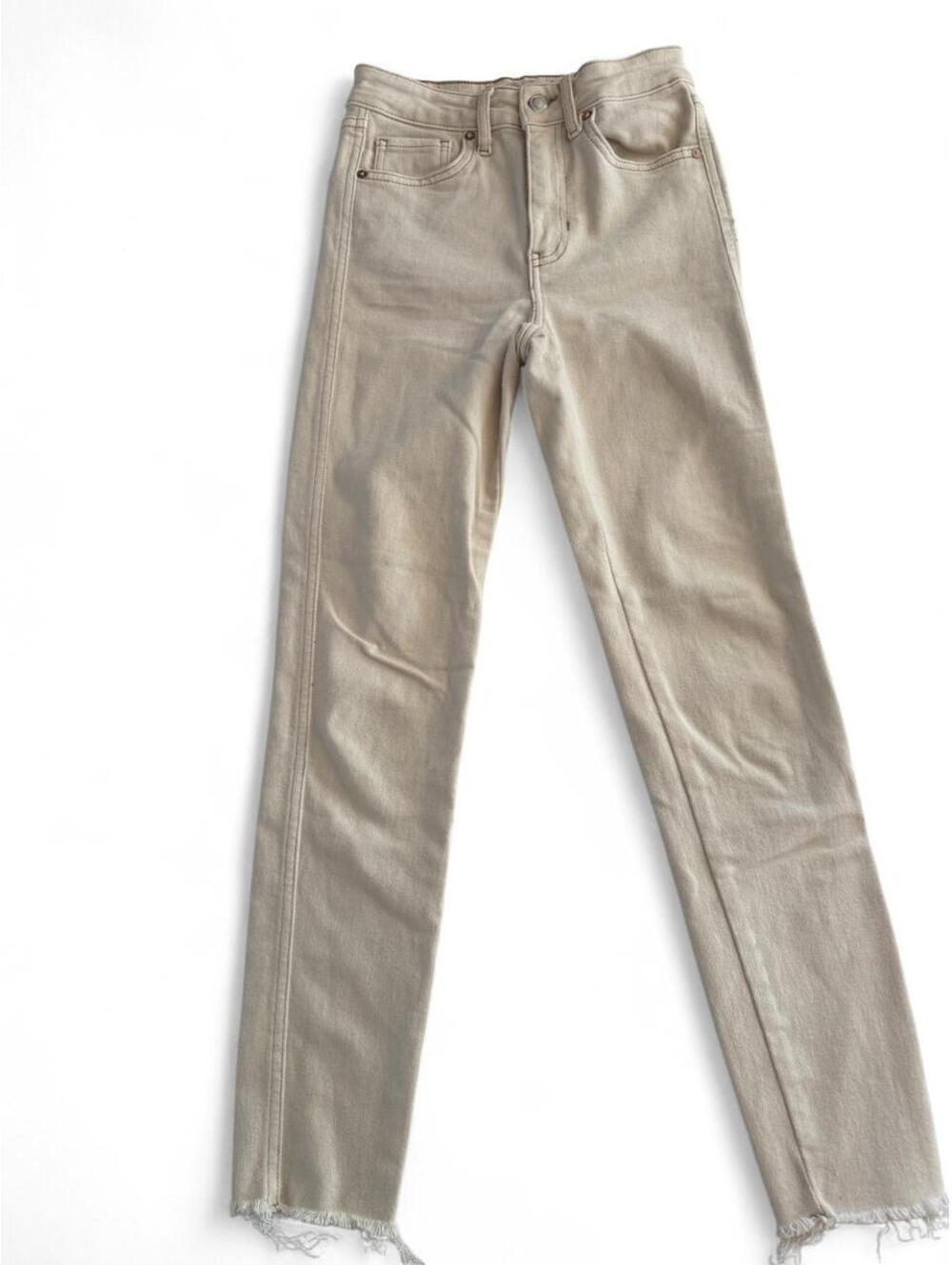 Free People Women's Off-White Jeans size 25